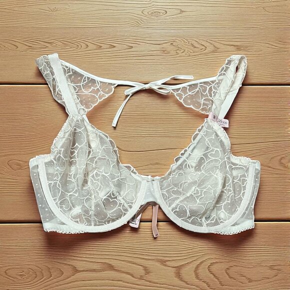 Tease Bridal Cap-Sleeve Unlined Demi Bra, Coconut White - Victoria's Secret - Picture 1 of 2